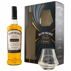 Bowmore Legend whisky 07l 40  pohar dd1